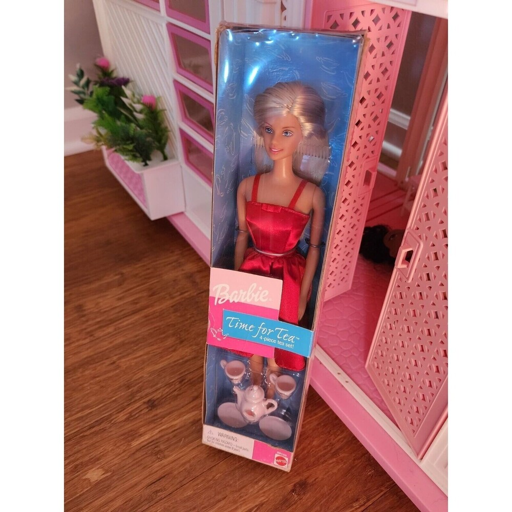 Barbie Time for Tea Doll W/ Tea Set Mattel